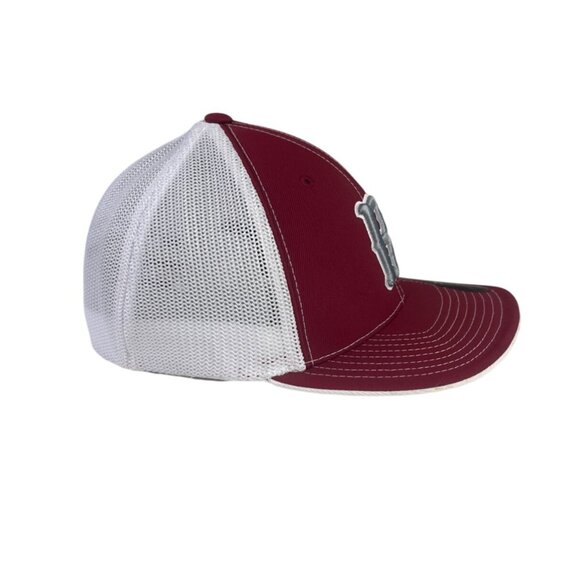 Pacific Headwear Boston Red Sox Flexfit Pro Model Cap S/M Red White - Picture 2 of 9